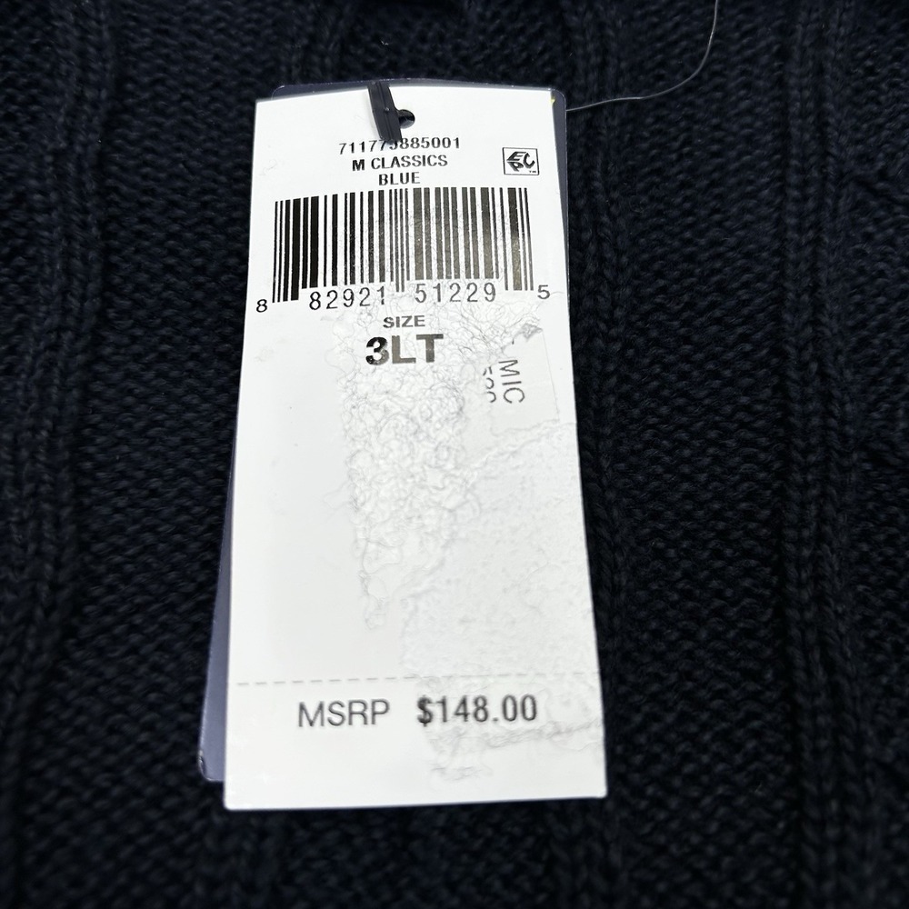 Polo Ralph Lauren Men's 3XLT Pullover CABLE Knit Sweater PONY NWT $148 Preppy - Picture 6 of 7